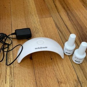 LED Gel Manicure kit with base and top coat polish